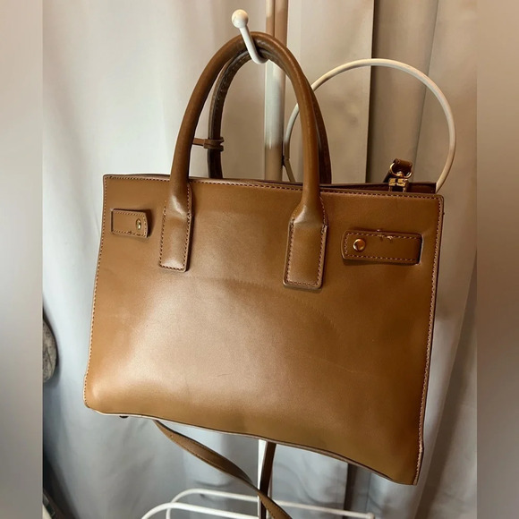Anne Klein Tote Crossbody Tan - Picture 2 of 14